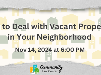 Graphic for How to Deal with Vacant Properties in Baltimore